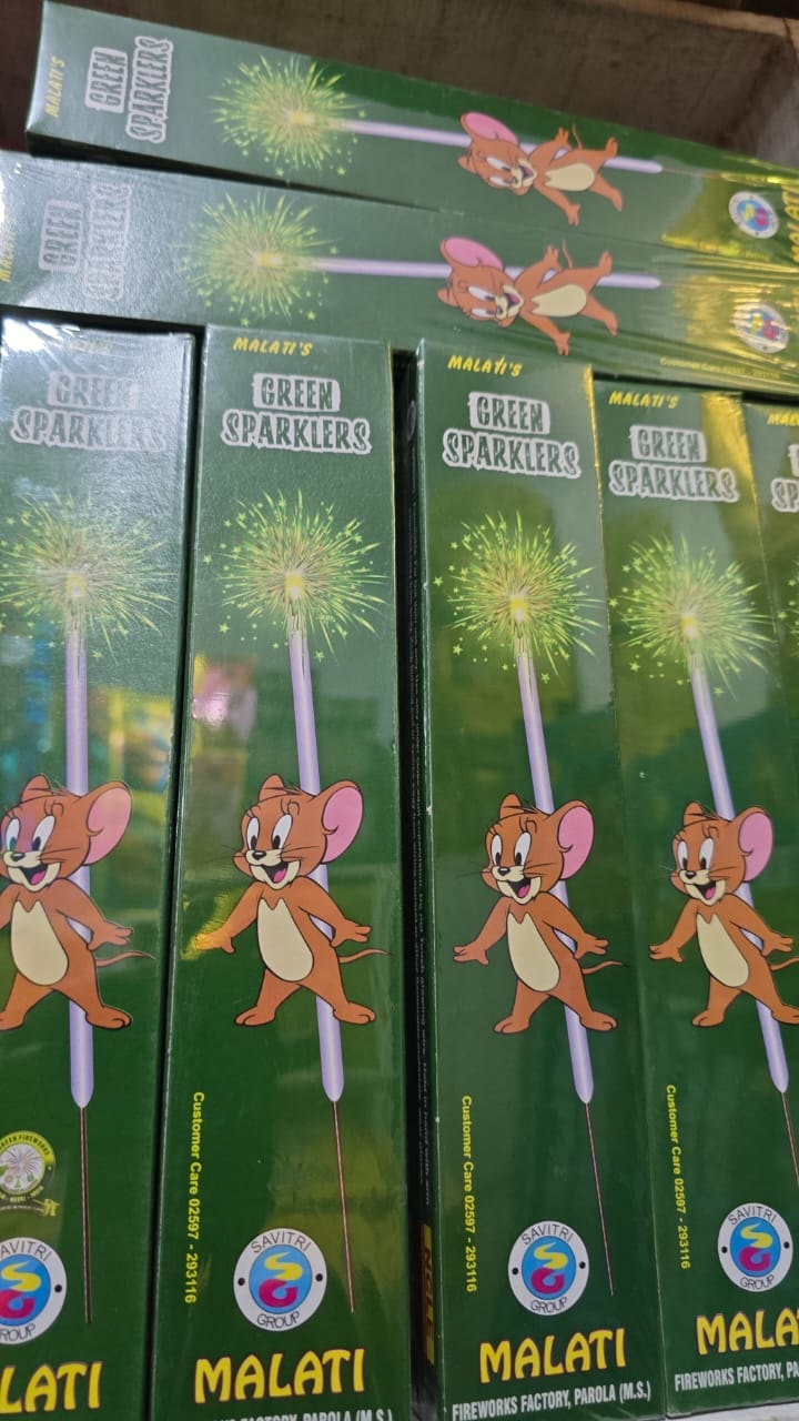 12cm Green Sparklers