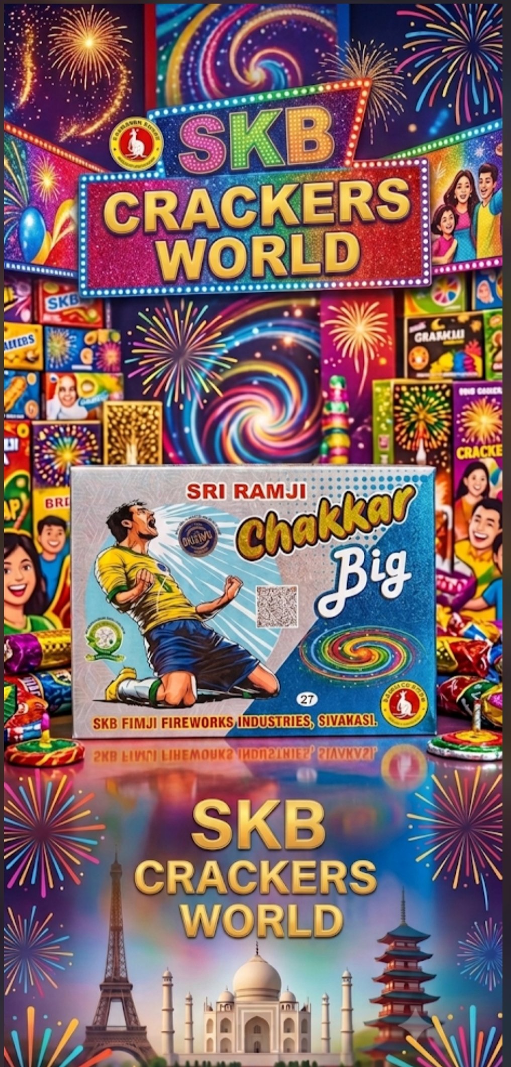GROUND CHAKKAR BIG 25 PCS
