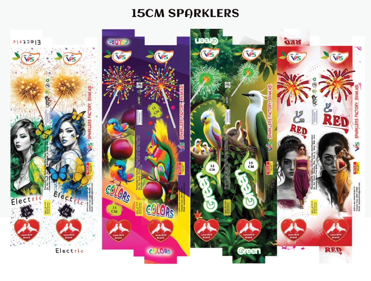 15 CM ELECTRIC SPARKLERS