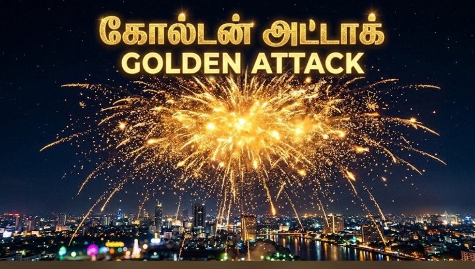 3 1/2" GOLDEN ATTACK
