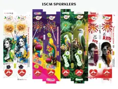 15 CM COLOR SPARKLERS