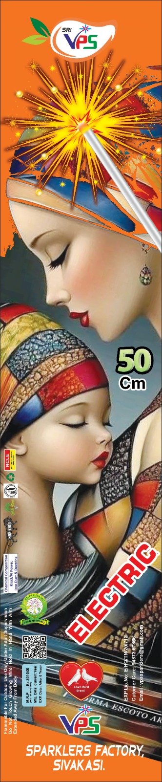 50 CM COLOR SPARKLERS