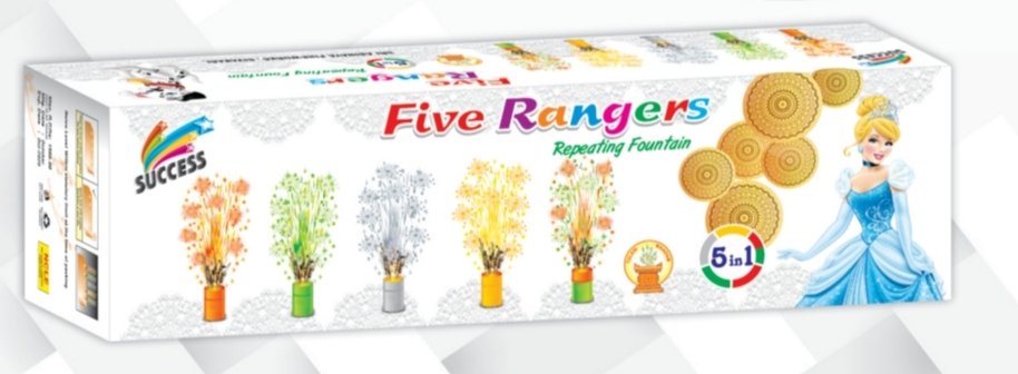 3 IN 1 BUS FOUNTAIN/ FIVE RANGERS KIDS SPECIAL