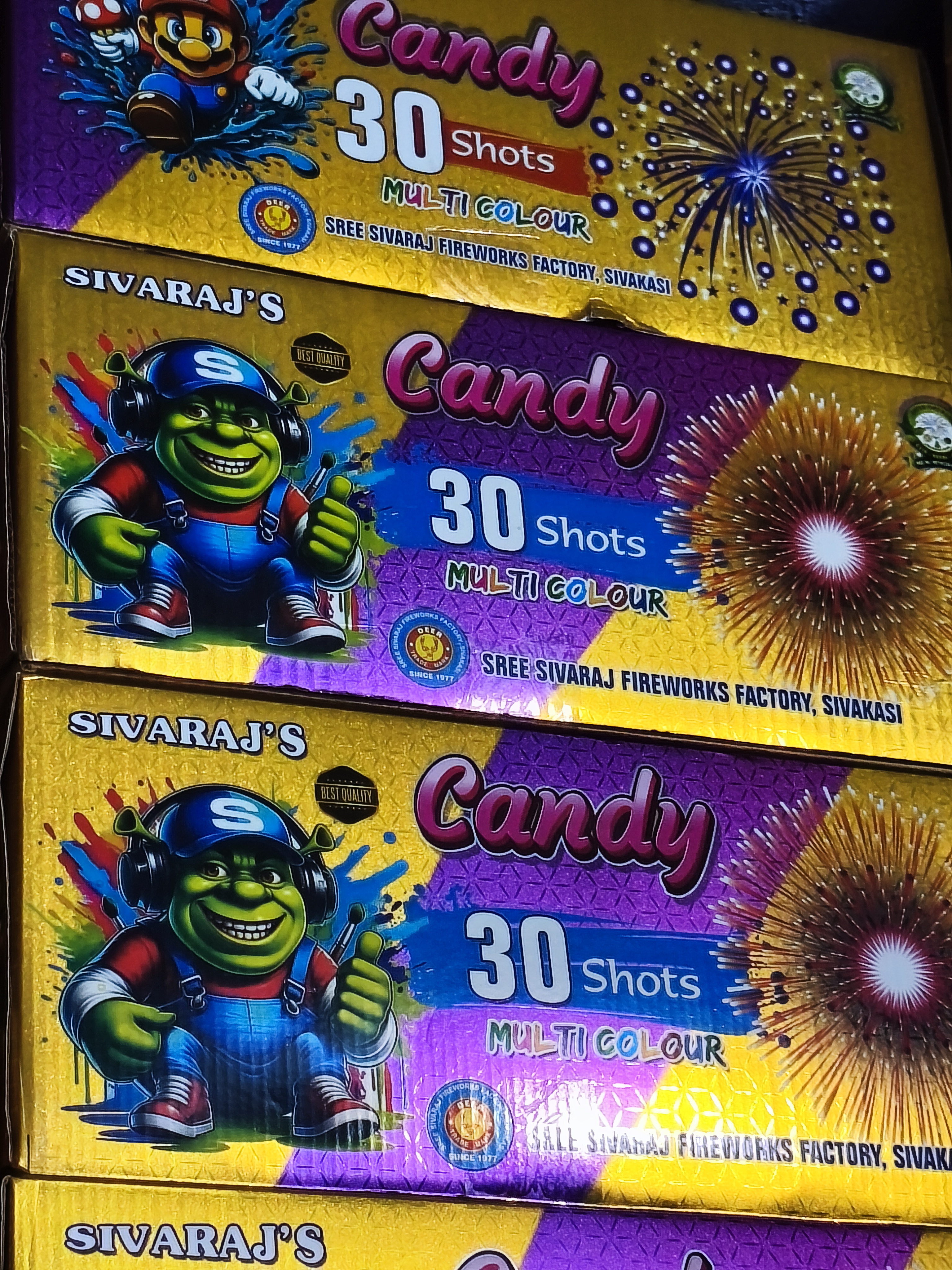 30 Shot Multicolours