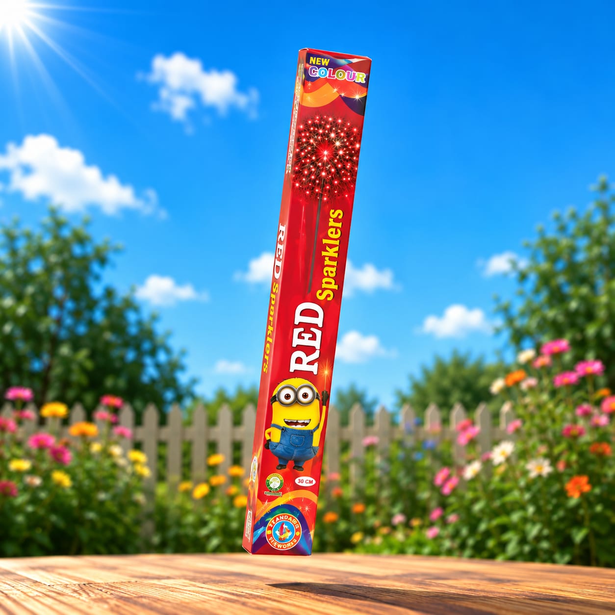 30 Cm Red Sparklers(5 Pcs)