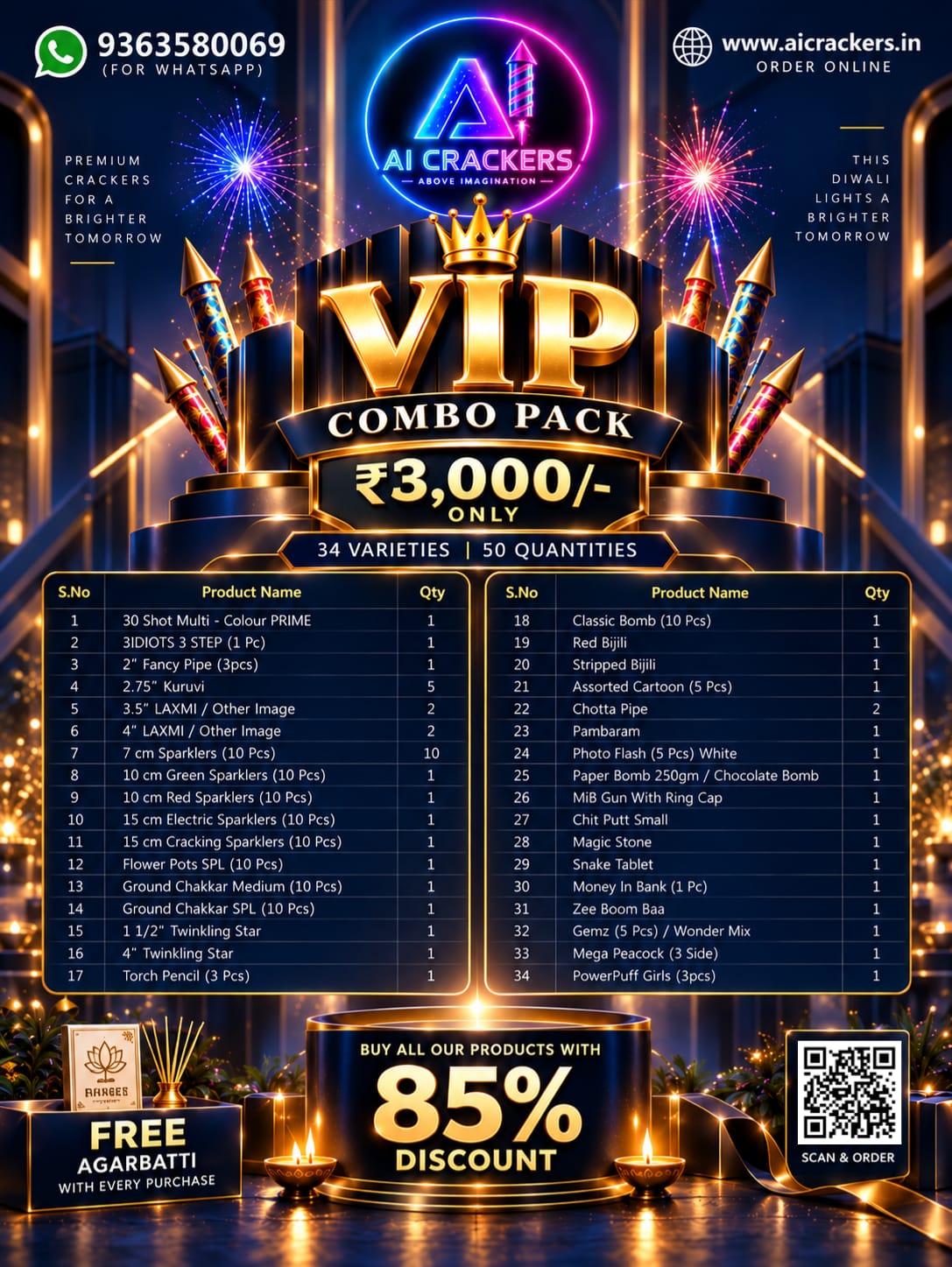 VIP 3K Combo Pack