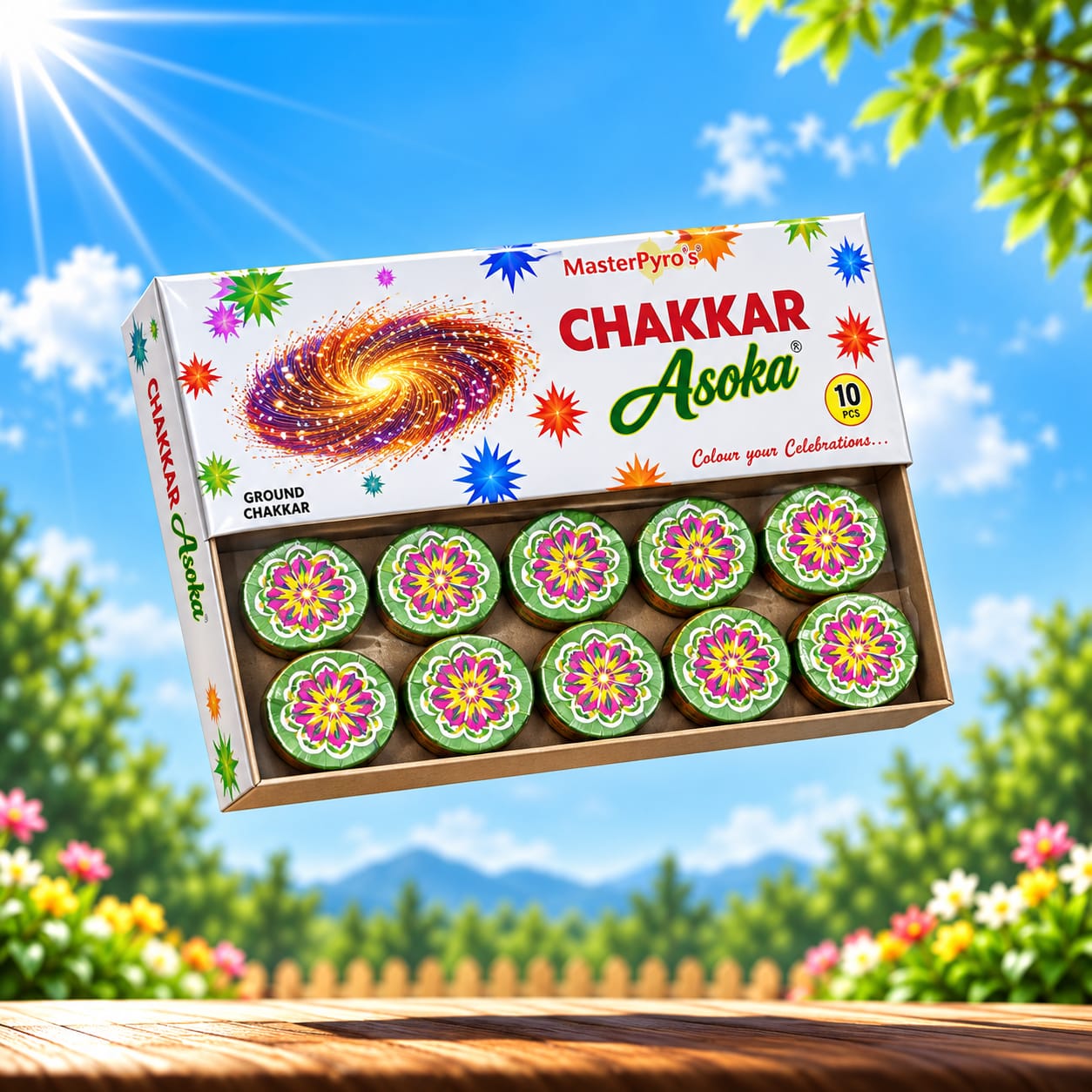 Ground Chakkar Asoka (10 Pcs)