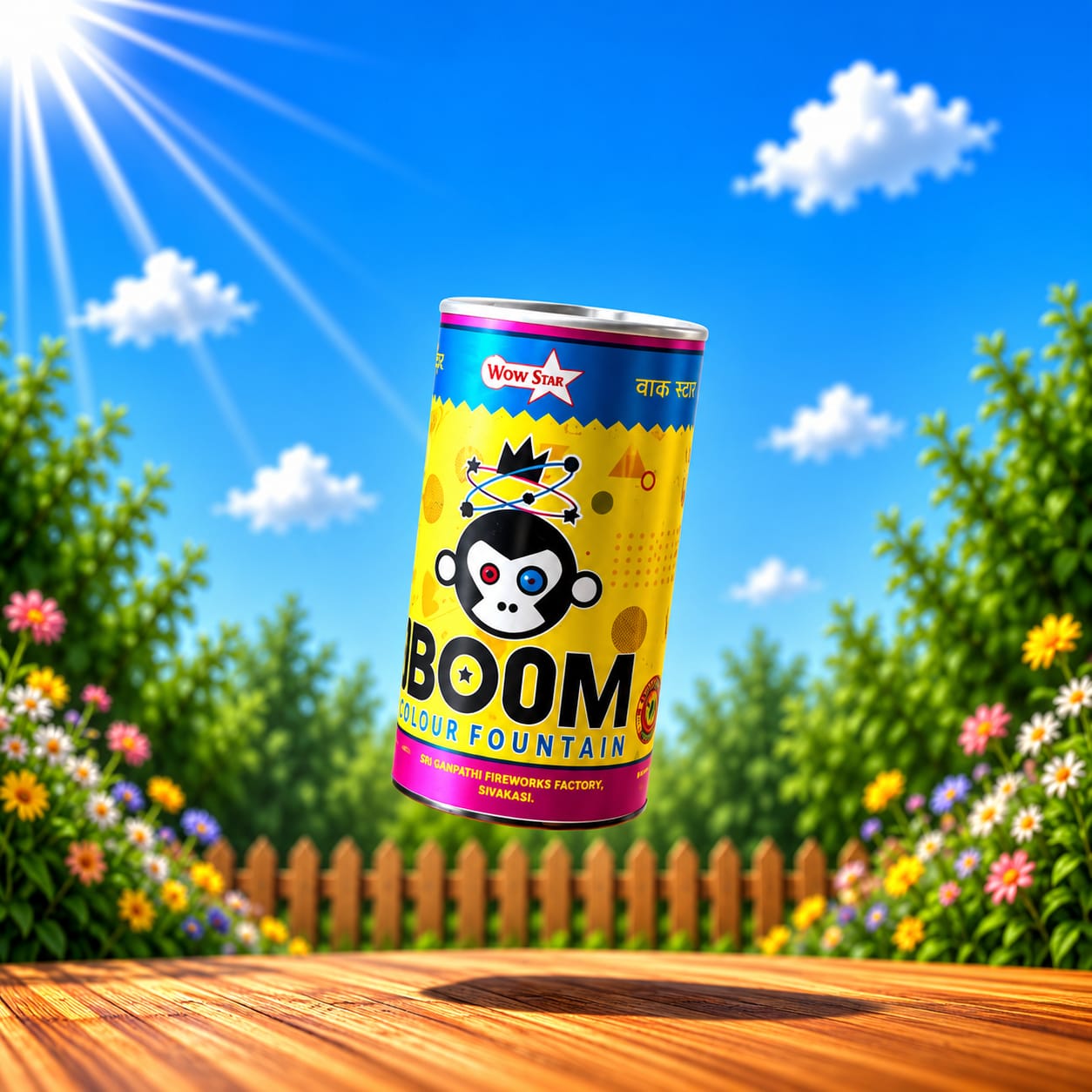 Boom - Colour Tin Fountain 