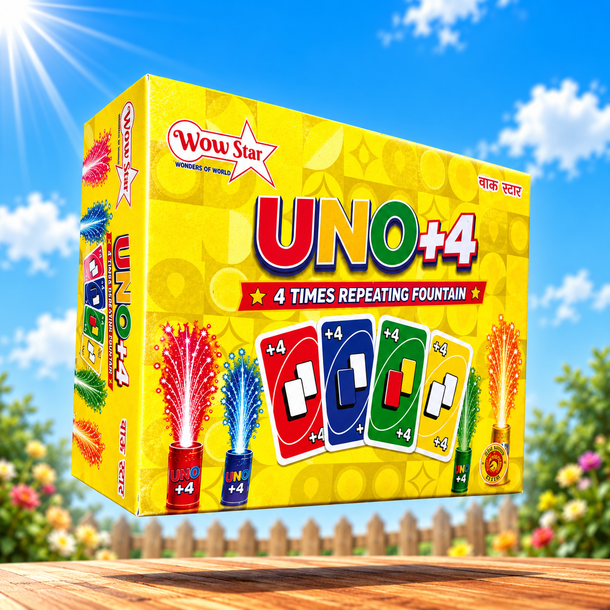 UNO +4 (Repeating Fountain)