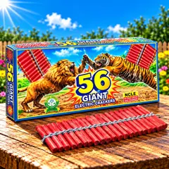 56 Giant Crackers