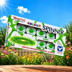 Vanity Colour Spinner Green (10pcs)