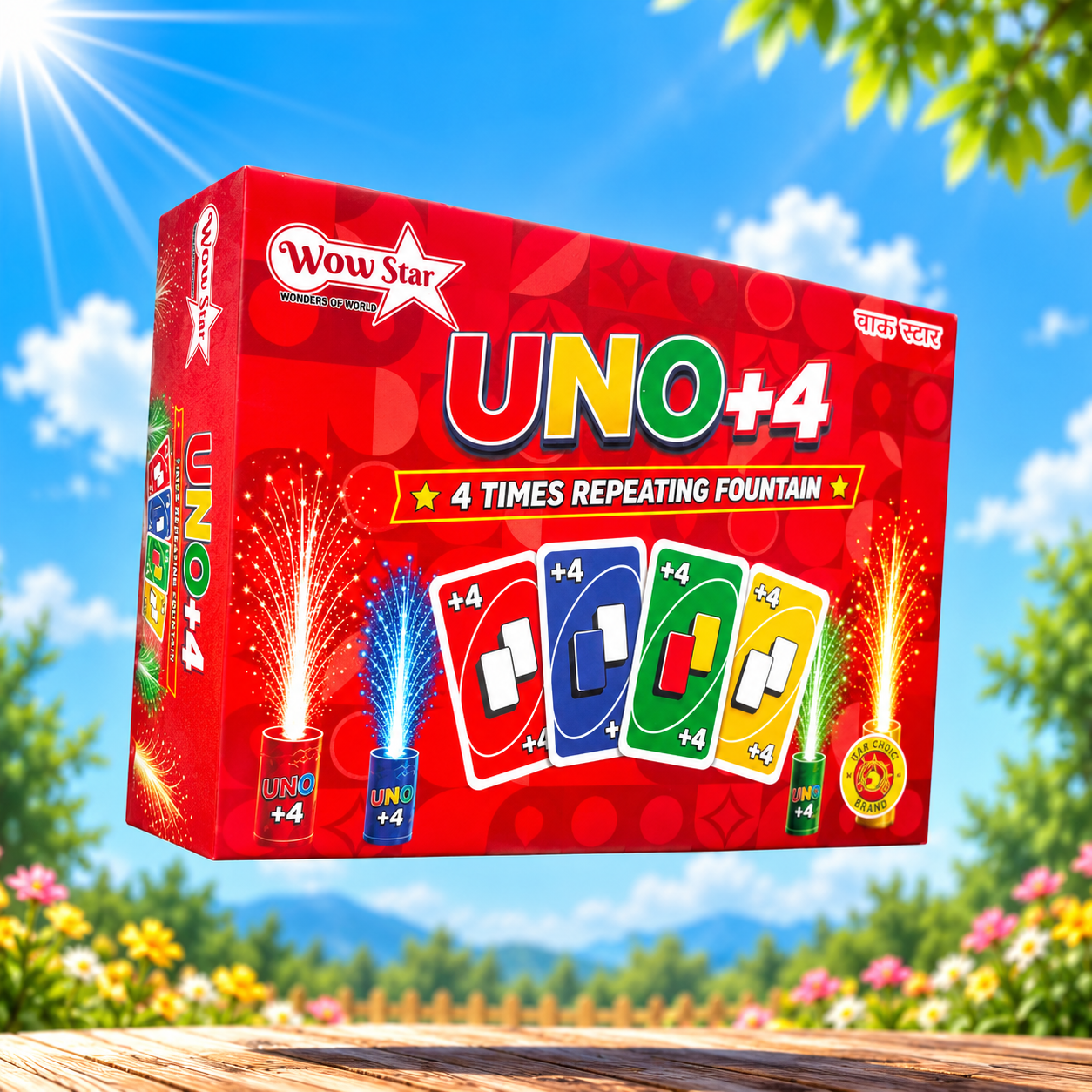 UNO +4 (Repeating Fountain)