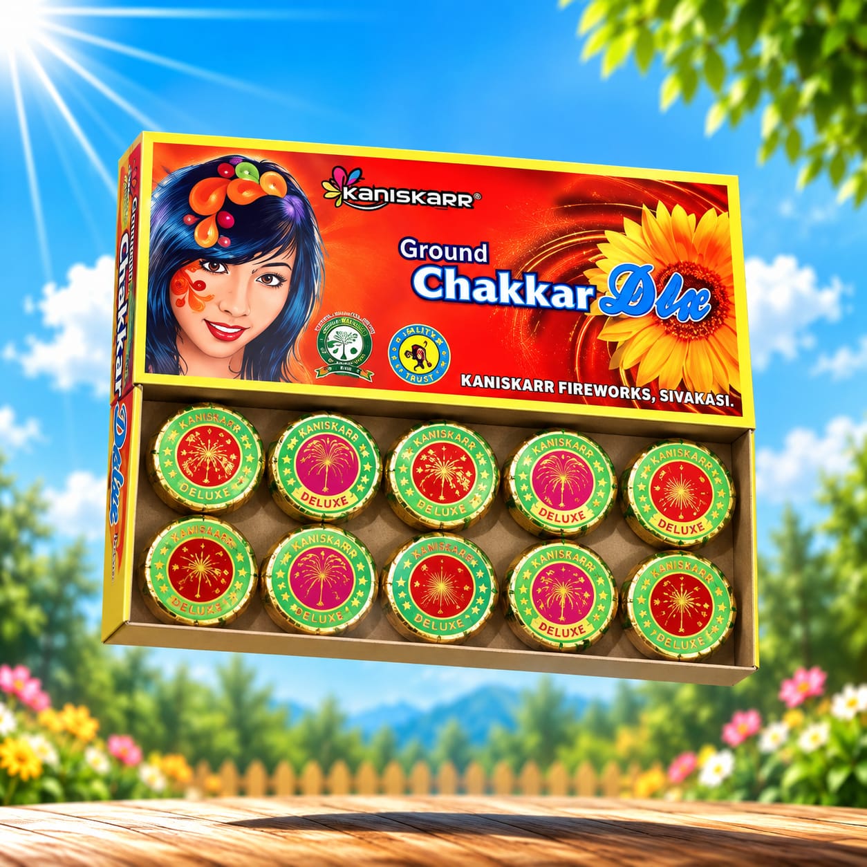 Ground Chakkar Deluxe (10 Pcs)