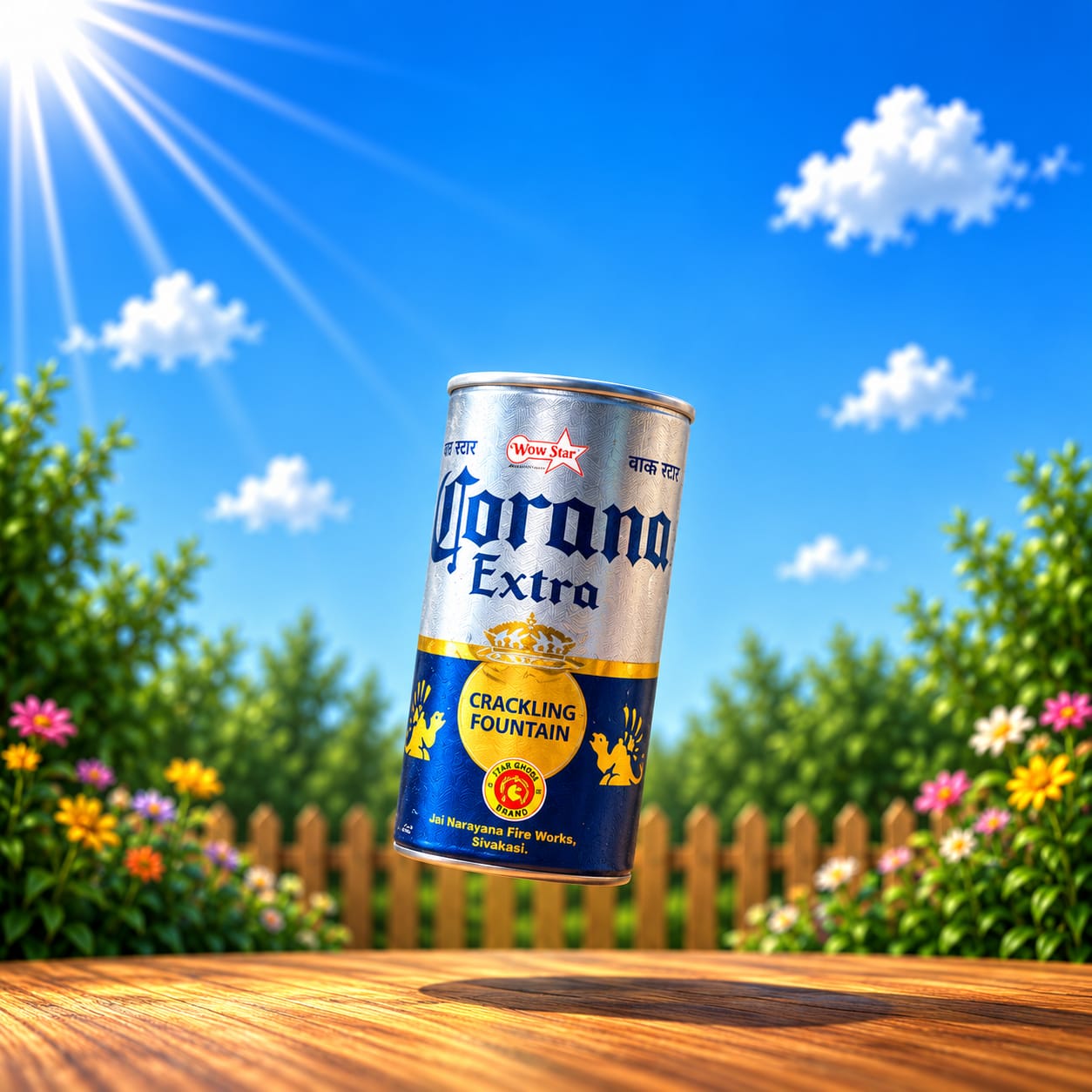 Corona - Crackling Tin Fountain 