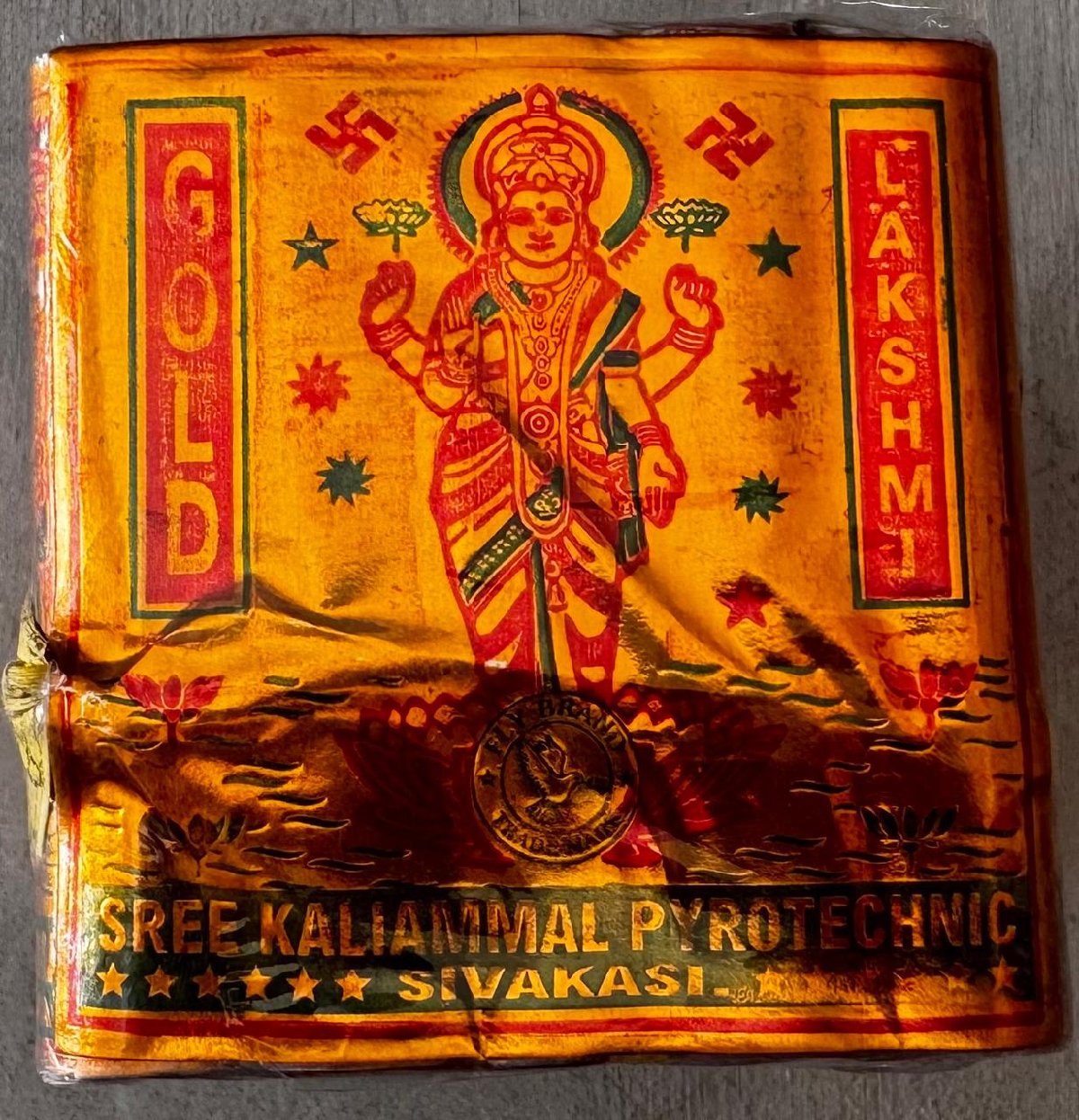 4" Gold Lakshmi