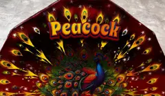 Peacock (Red & Green)