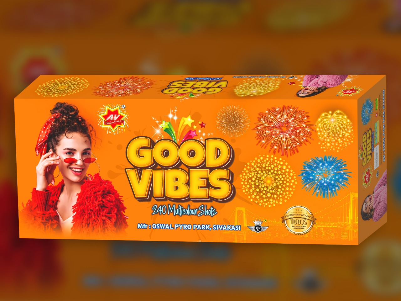 Good Vibes 240 Multicolour Mega