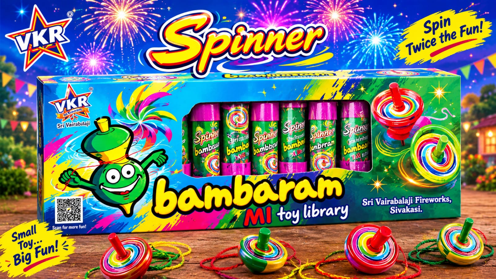 Bambaram (10 Pcs Traditional Spinner)