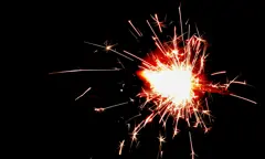 12 cm Red Sparklers (1 Box)