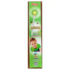 15 CM GREEN SPARKLES