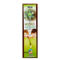 7CM GREEN SPARKLES
