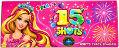 15 Shot Multi Colour