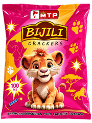 Gold Bijili Red (100 Pcs)