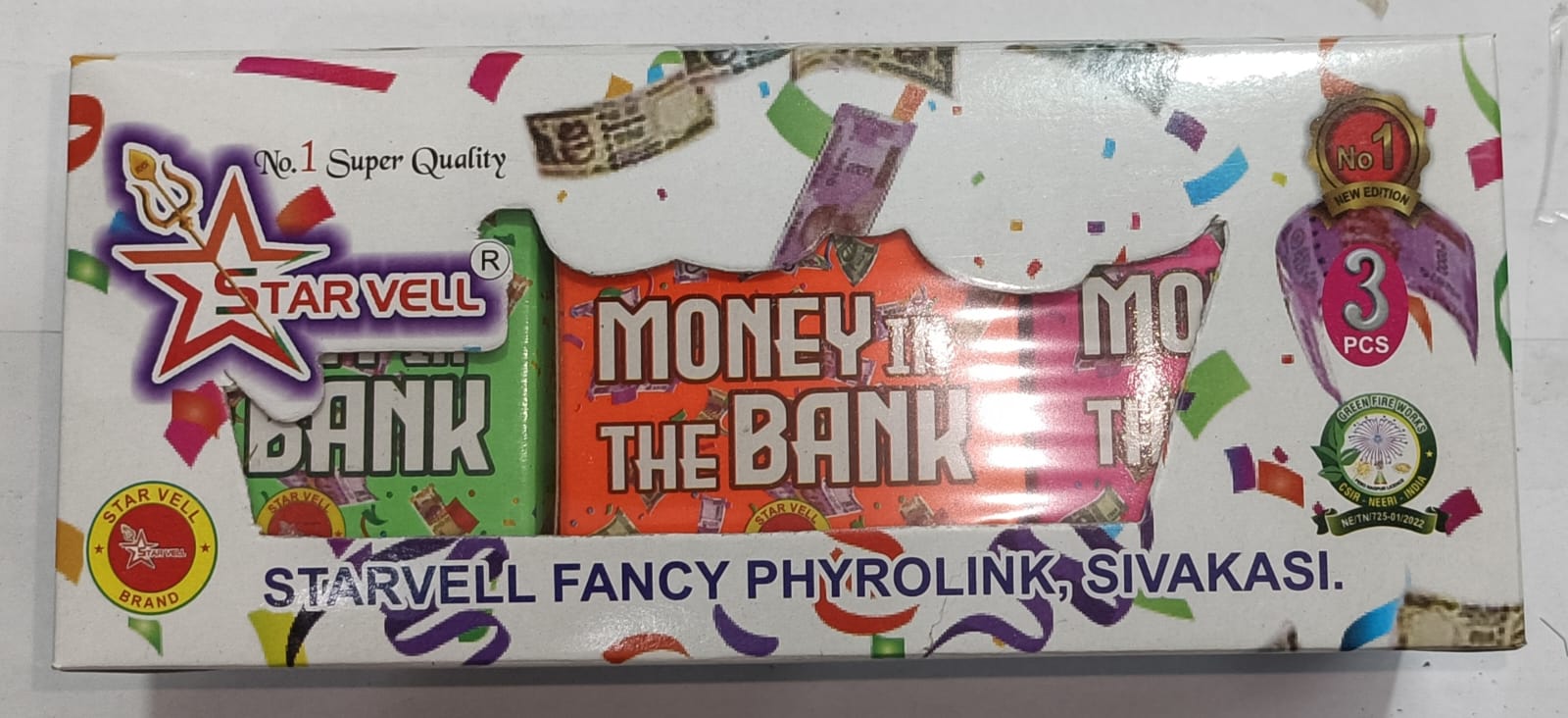 MONEY IN THE BANK STARVELL 3 PCS