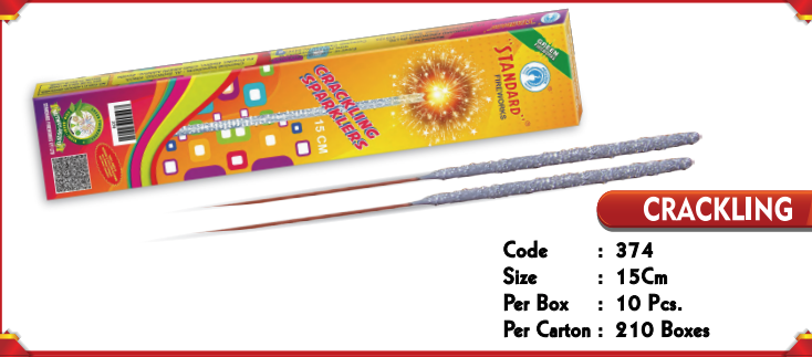 15 Cm Crackling Sparklers