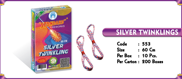 Silver Twinklings, 60 Cm