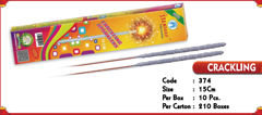 15 Cm Crackling Sparklers