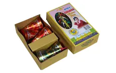 Tri Colour Flower Pots (05 Pcs)