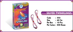 Silver Twinklings, 60 Cm