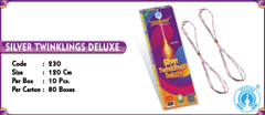 Silver Twinklings Deluxe, 120 Cm