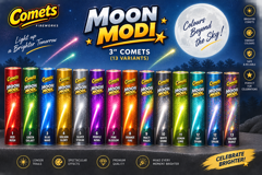 3" Comets - Moon Modi (13 Variants)