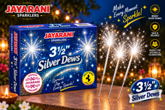 3 1/2 "Silver Dews 