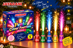 Penta Colour Fountain (05 Pcs)