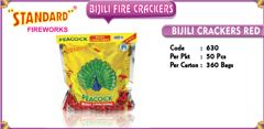Bijili Crackers Red 50's