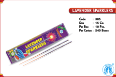 15 Cm Lavender Sparklers