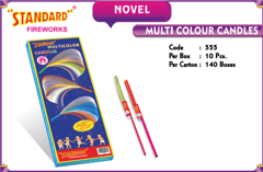 Multi Colour Candles