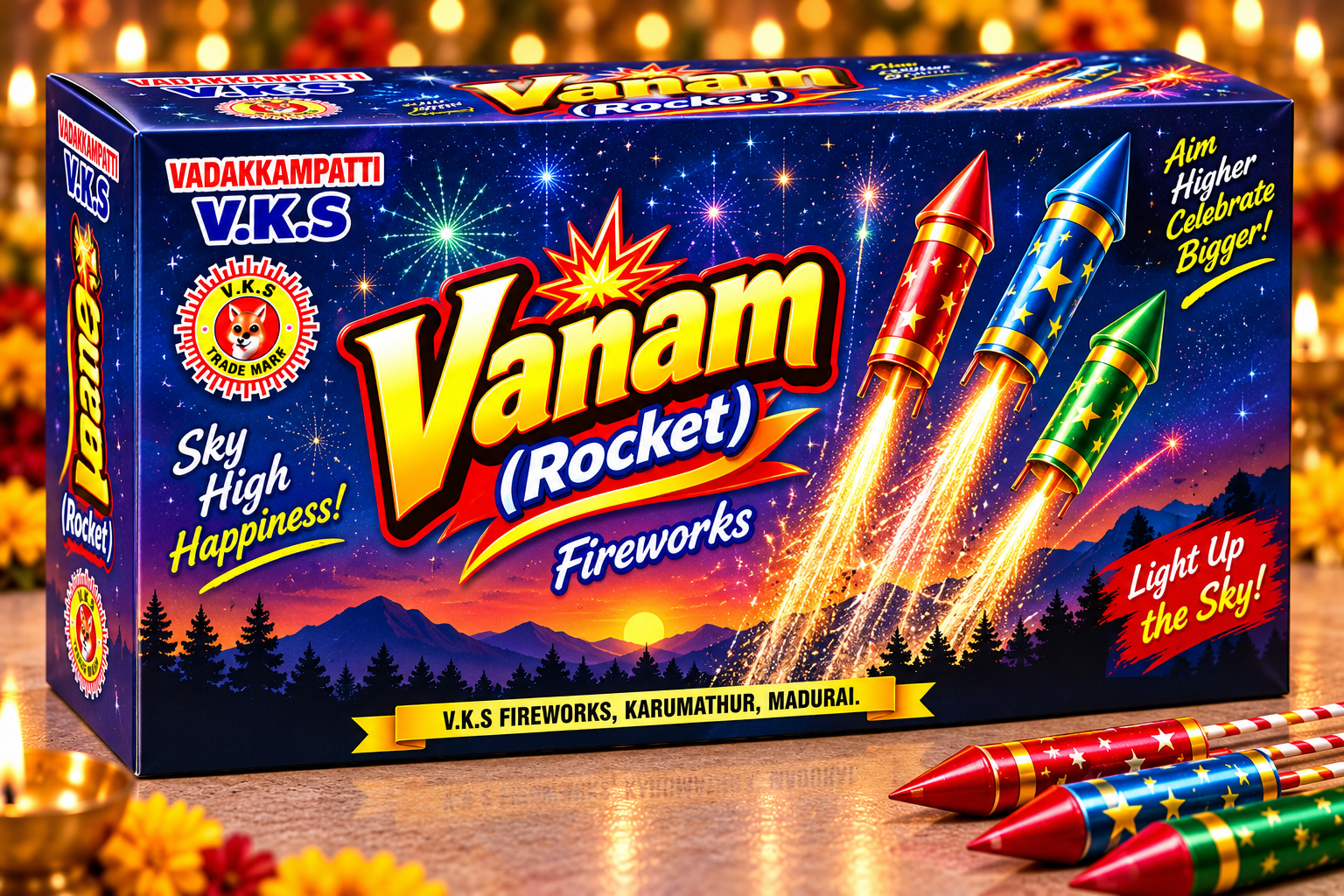 Vanam (Rocket)-Vadakampatti (15 pcs)