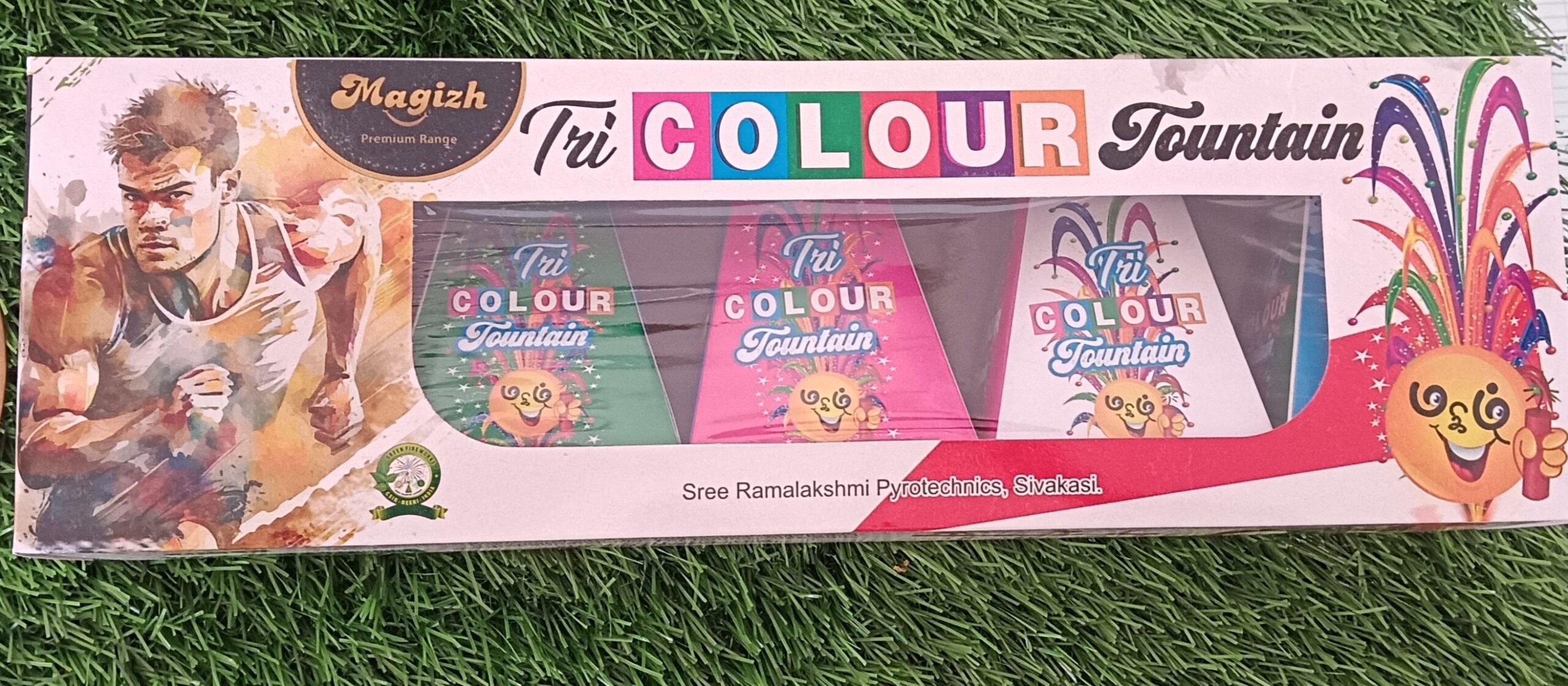 Tri Colour Fountains