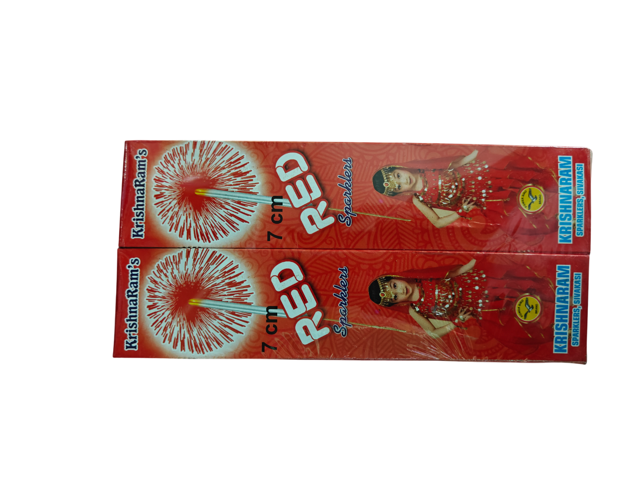 7 CM RED SPARKLERS