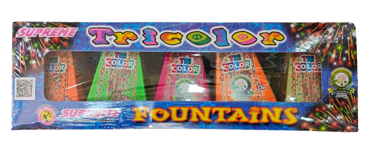 TRI COLOR FOUNTAIN WINDOW DLX.