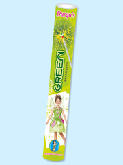 30 CM GREEN SPARKLERS (tube)