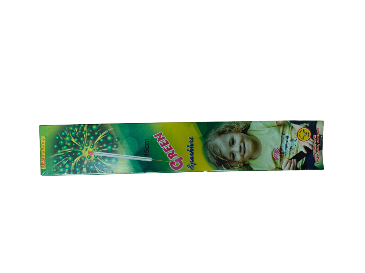 15 CM GREEN SPARKLERS