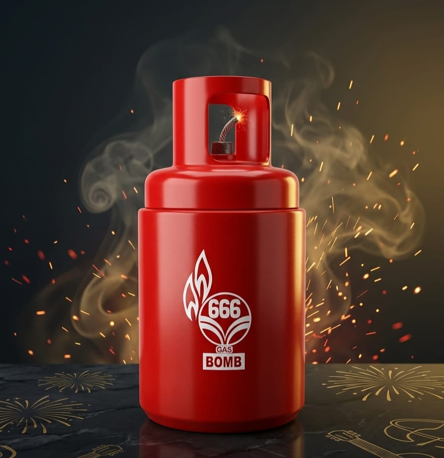 Cylinder Smoke With  Bomb 