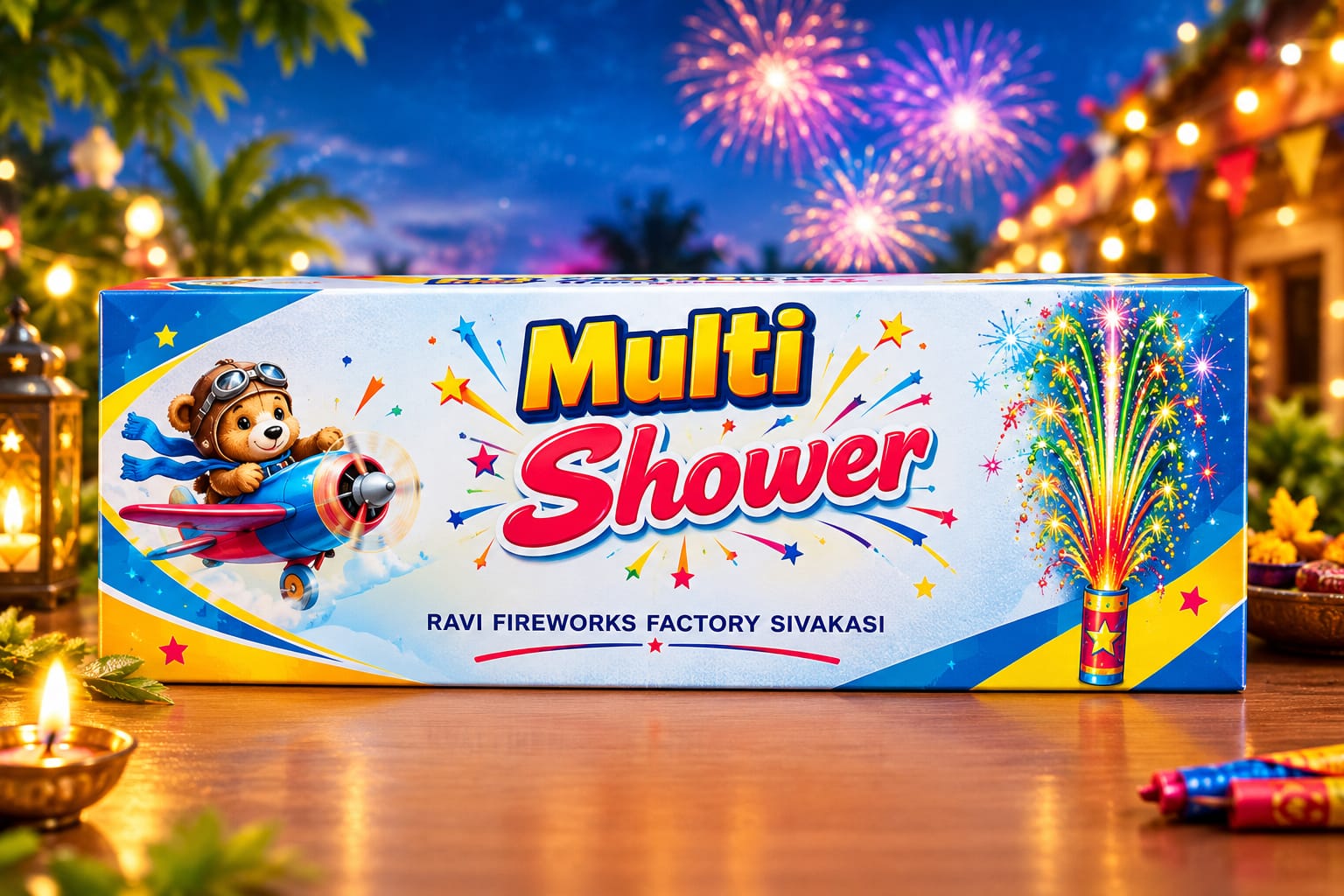MULTI COLOUR SHOWERS