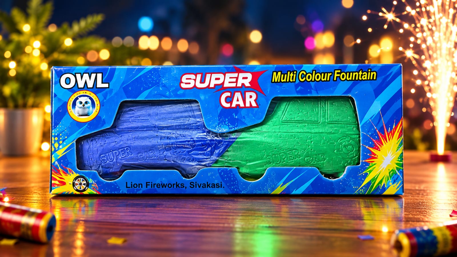 Super car Multicolour Shower (2Pcs)