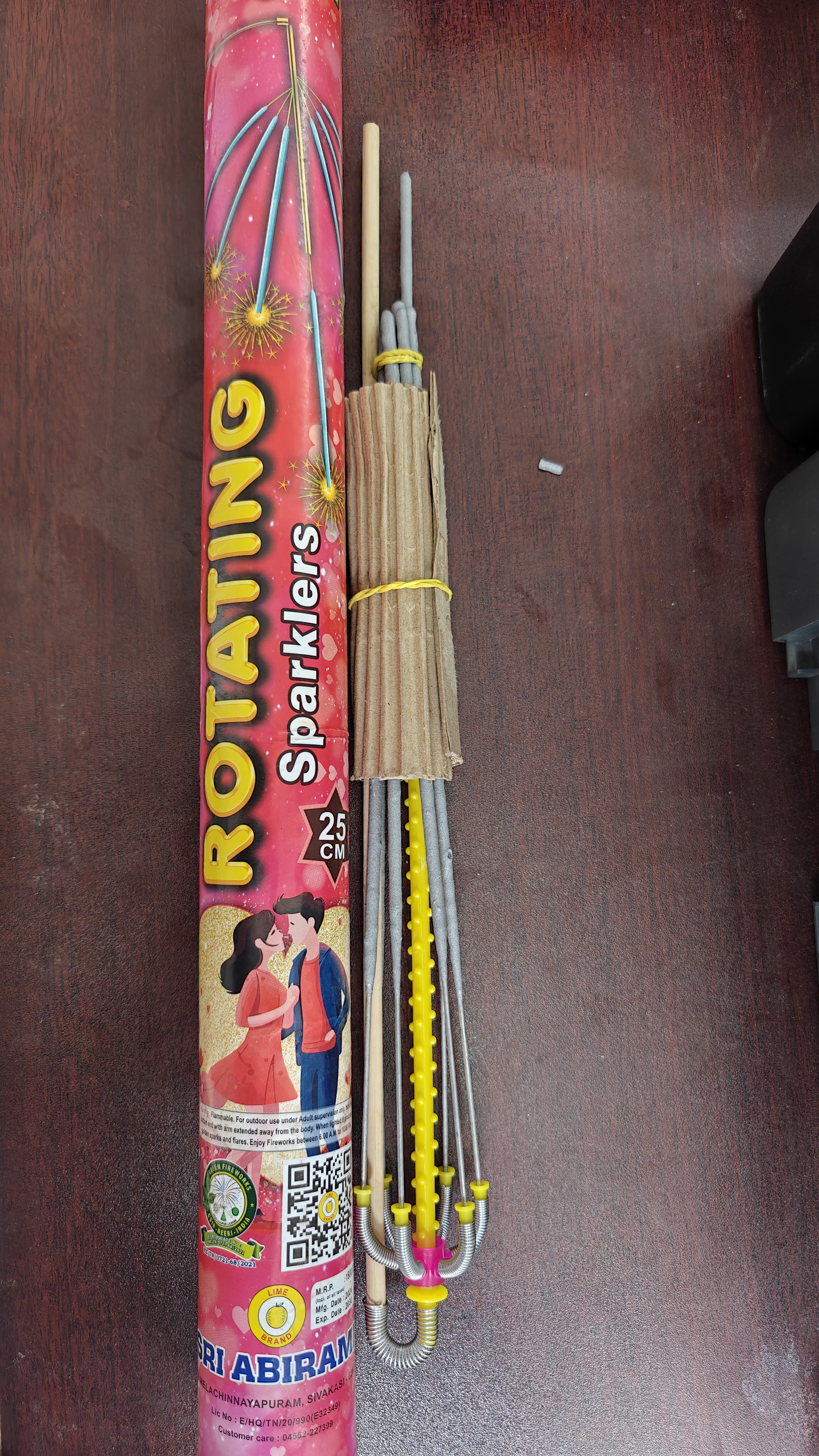 Rotating Sparklers